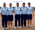 Qualifiés 2ème D : Combaz JC, Ferrière G, Bermond C, Diana M, Martinez R (...)