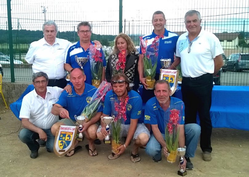 Finalistes 4ème division Masculins.